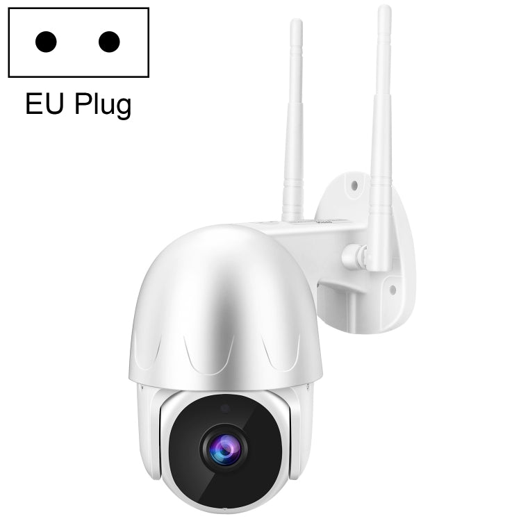 Tuya QX45 1080P Full HD IP65 Waterproof 2.4G Wireless IP Camera, Support Amazon Alexa & Google Home & Motion Detection & Two-way Audio & Night Vision & TF Card, EU Plug - Security by buy2fix | Online Shopping UK | buy2fix