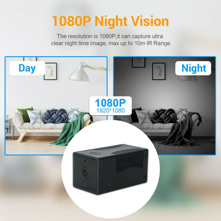 G17 2.0 Million Pixels HD 1080P Smart WiFi IP Camera, Support Night Vision & Two Way Audio & Motion Detection & TF Card, UK Plug - Security by buy2fix | Online Shopping UK | buy2fix