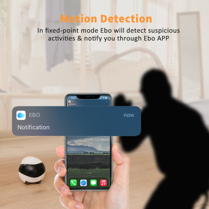 EBO SE 1080P HD Smart Home Companion Robot Remote Monitoring Camera, Support Infrared Night Vision & Two-way Voice & TF Card, US Plug - Security by buy2fix | Online Shopping UK | buy2fix