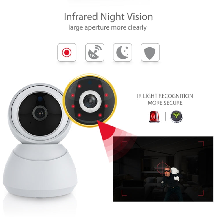 NEO NIP-68RQ WiFi Indoor Smart PT IP Camera (White) - Security by NEO | Online Shopping UK | buy2fix