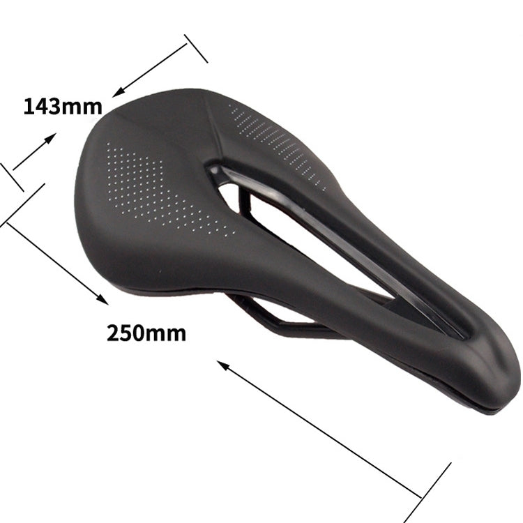 BIKERSAY SZ001 Bicycle PU Leather Saddle Seat (Black) - Outdoor & Sports by BIKERSAY | Online Shopping UK | buy2fix