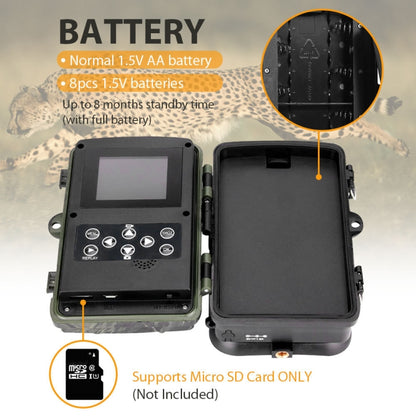 HC801LTE 4G US Version Waterproof IP65 IR Night Vision Security 16MP Hunting Trail Camera, 120 Degree Angle - Hunting Cameras by buy2fix | Online Shopping UK | buy2fix