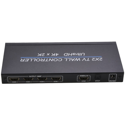 BT14 Ultra HD 4K x 2K 2X2 HDMI TV Wall Controller Multi-screen Splicing Processor - Splitter by buy2fix | Online Shopping UK | buy2fix