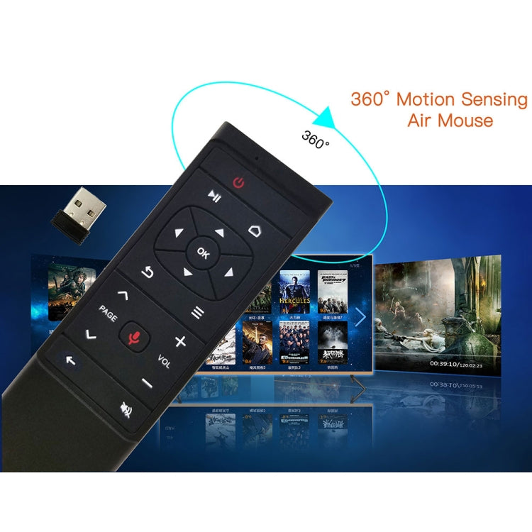 MT12 2.4G Air Mouse Remote Control with Fidelity Voice Input & IR Learning for PC & Android TV Box & Laptop & Projector - MINI PC Accessories & Gadgets by buy2fix | Online Shopping UK | buy2fix