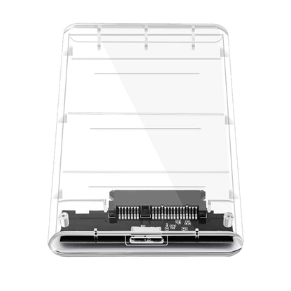 SATA3 to USB Mobile Hard Disk Box Hard Drive Enclosure(Transparent) - HDD Enclosure by buy2fix | Online Shopping UK | buy2fix