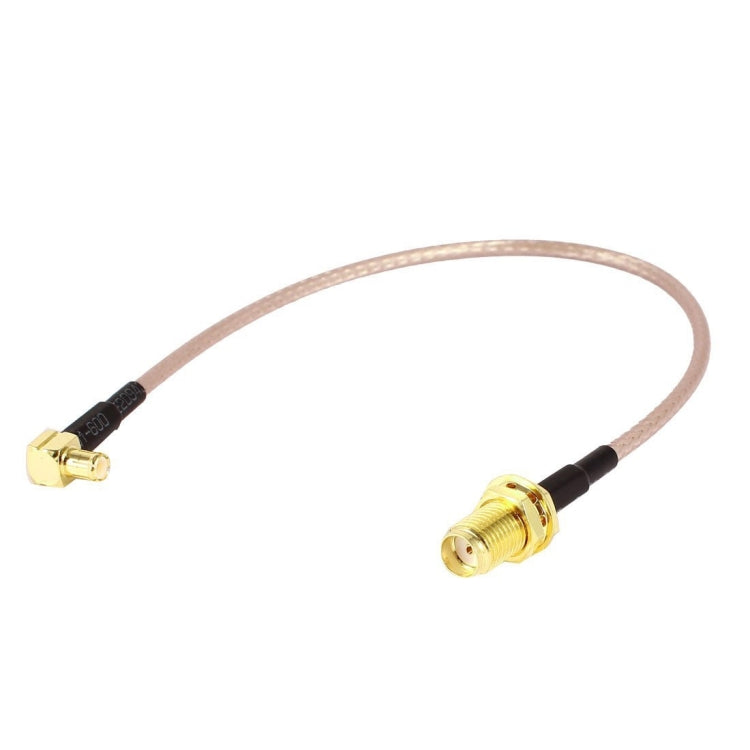 15cm SMA Female to MCX Male Right Angle Adapter RF Coaxial Coax RG316 Cable - Computer & Networking by buy2fix | Online Shopping UK | buy2fix