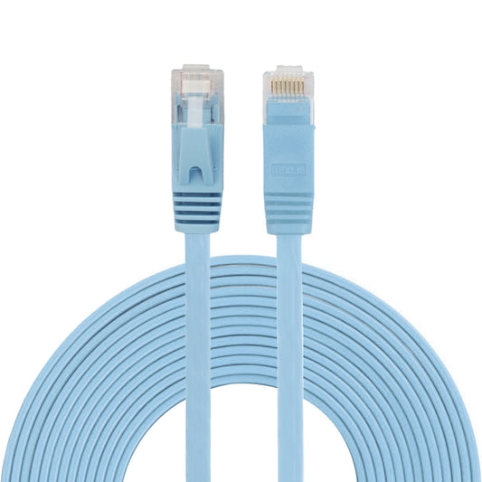 5m CAT6 Ultra-thin Flat Ethernet Network LAN Cable, Patch Lead RJ45(Blue) - Lan Cable and Tools by buy2fix | Online Shopping UK | buy2fix