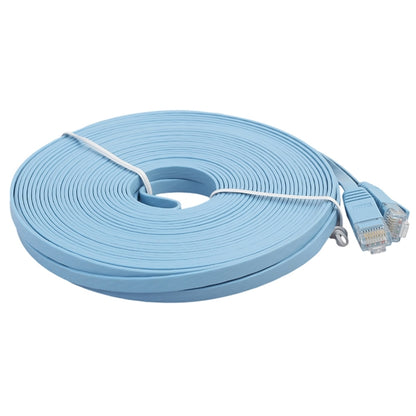 10m CAT6 Ultra-thin Flat Ethernet Network LAN Cable, Patch Lead RJ45 (Blue) - Lan Cable and Tools by buy2fix | Online Shopping UK | buy2fix