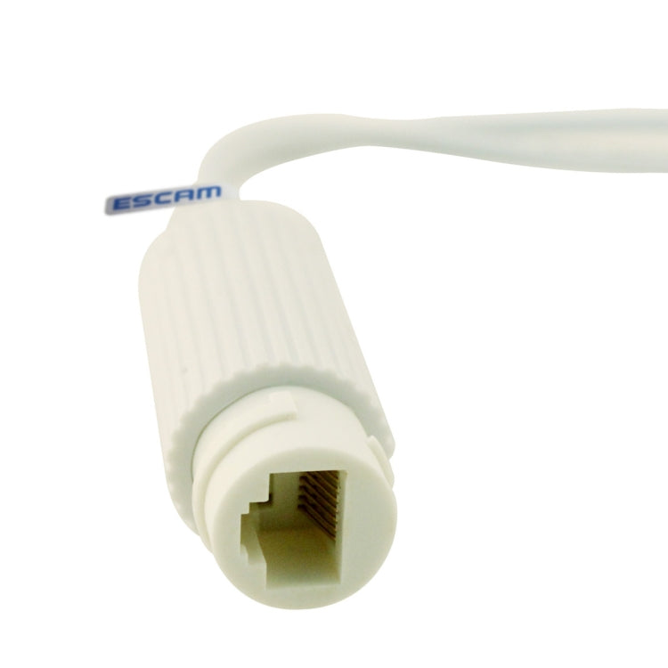 ESCAM POE S2 Data Exchange Cable POE Splitter Connect to POE switch for IP Cameras, Transmission Distance: 30m(White) - Cable & Adapter by ESCAM | Online Shopping UK | buy2fix