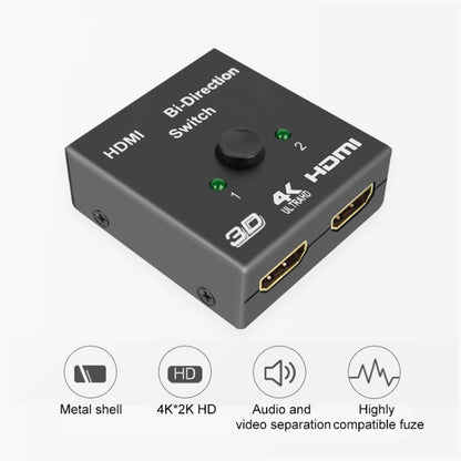 4K HD Video Smart Two-way HDMI Switcher - Switch by buy2fix | Online Shopping UK | buy2fix