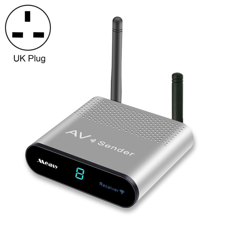 Measy AV550 5.8GHz Wireless Audio / Video Transmitter Receiver with Infrared Return, UK Plug - Consumer Electronics by Measy | Online Shopping UK | buy2fix