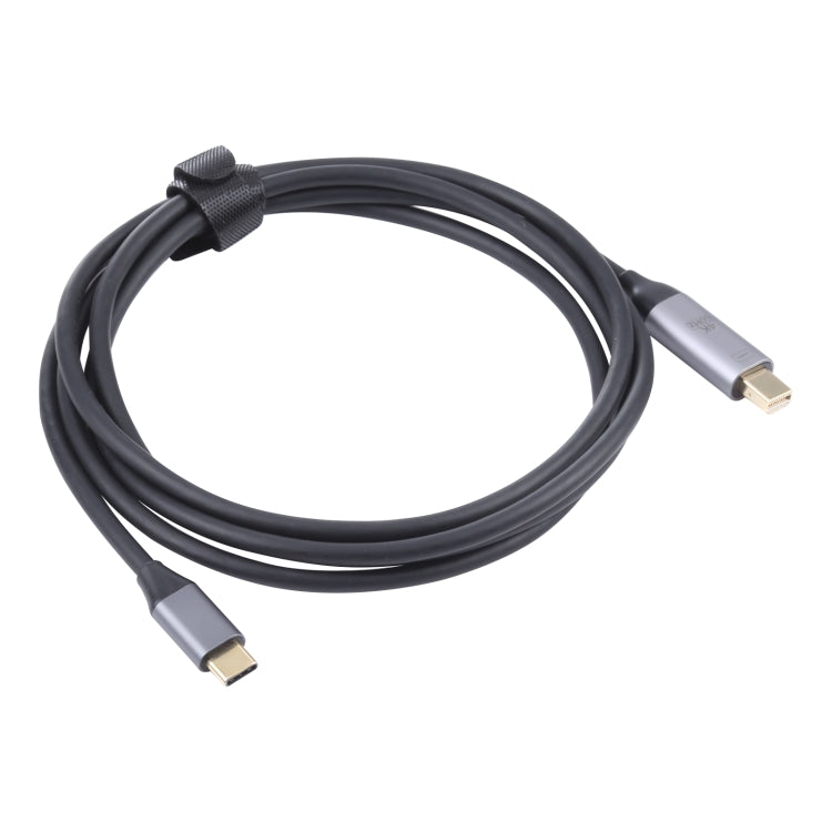 USB-C / Type-C Male to 4K 60Hz Mini DP Male Adapter Cable, Length: 1.8m - Computer & Networking by buy2fix | Online Shopping UK | buy2fix