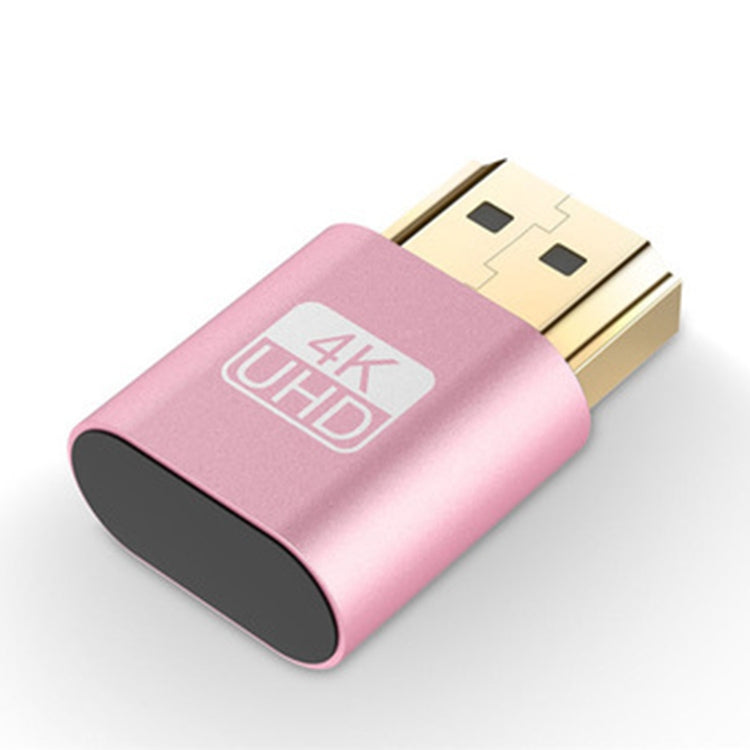 VGA Virtual Display Adapter HDMI 1.4 DDC EDID Dummy Plug Headless Display Emulator (Pink) - Computer & Networking by buy2fix | Online Shopping UK | buy2fix