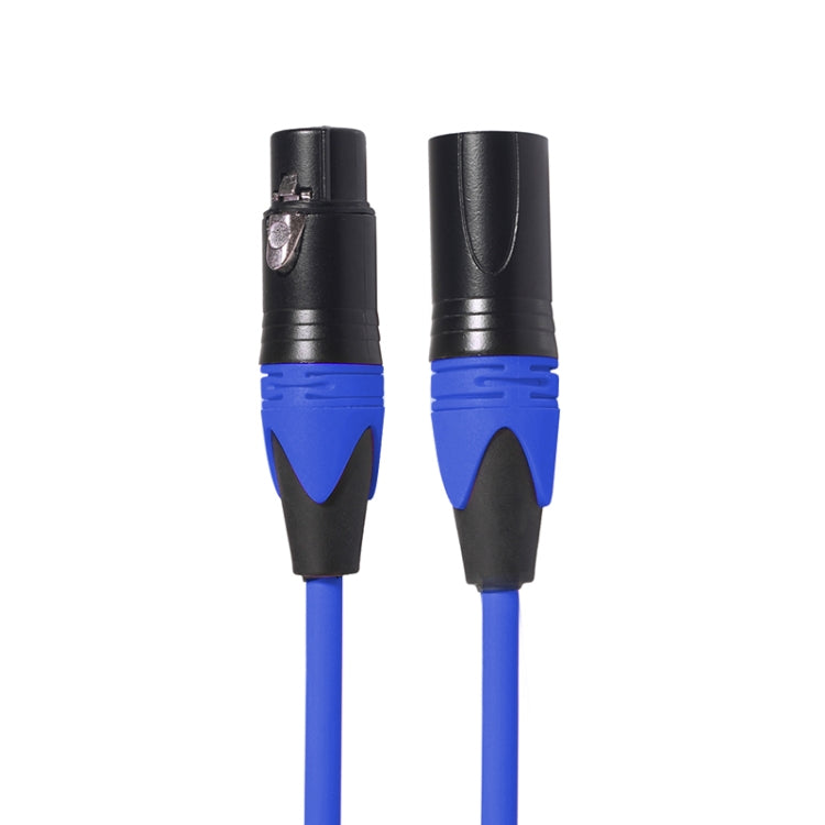 XRL Male to Female Microphone Mixer Audio Cable, Length: 1.8m (Blue) - Consumer Electronics by buy2fix | Online Shopping UK | buy2fix