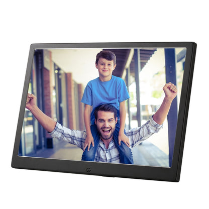 HSD1303 13.3 inch LED 1280x800 High Resolution Display Digital Photo Frame with Holder and Remote Control, Support SD / MMC / MS Card / USB Port, EU Plug(Black) - Consumer Electronics by buy2fix | Online Shopping UK | buy2fix