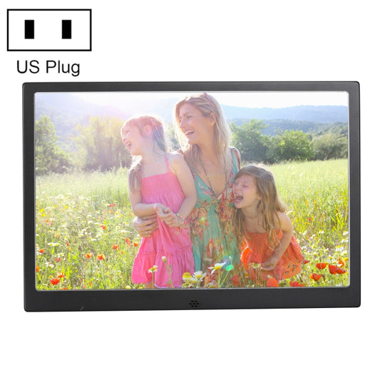 HSD1707 17 inch LED 1440X900 High Resolution Display Digital Photo Frame with Holder and Remote Control, Support SD / MMC / MS Card / USB Port, US Plug(Black) - Consumer Electronics by buy2fix | Online Shopping UK | buy2fix