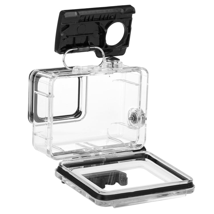 PULUZ 45m Underwater Waterproof Housing Diving Case for GoPro HERO7 Silver / HERO7 White, with Buckle Basic Mount & Screw(Transparent) - Waterproof Cases by PULUZ | Online Shopping UK | buy2fix