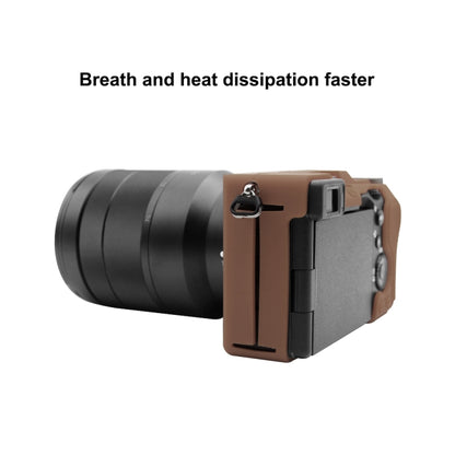 PULUZ Soft Silicone Protective Case for Sony A7C / ILCE-7C(Coffee) - Protective Case by PULUZ | Online Shopping UK | buy2fix