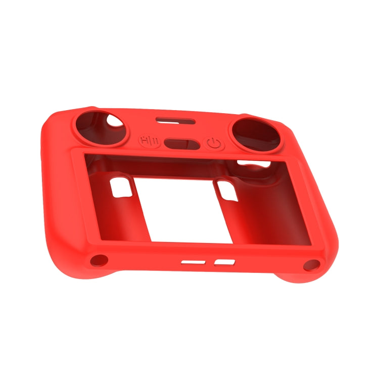 For DJI Mini 4 Pro / Air 3 Remote Control / DJI RC 2 with Screen PULUZ Silicone Protective Case (Red) - Others by PULUZ | Online Shopping UK | buy2fix