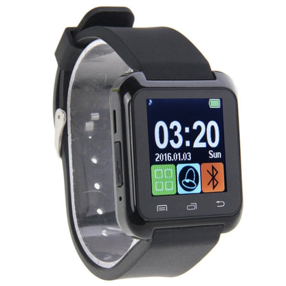 U80 Bluetooth Health Smart Watch 1.5 inch LCD Screen for Android Mobile Phone, Support Phone Call / Music / Pedometer / Sleep Monitor / Anti-lost(Black) - Smart Wear by buy2fix | Online Shopping UK | buy2fix