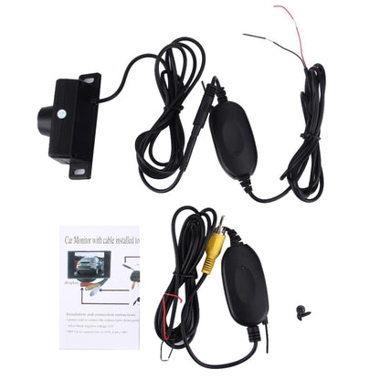 2.4G Wireless DVD Car Rear View Night Vision Reversing Backup Camera with 7 LED , Wide viewing angle: 120°(WX320EBS)(Black) - In Car by buy2fix | Online Shopping UK | buy2fix