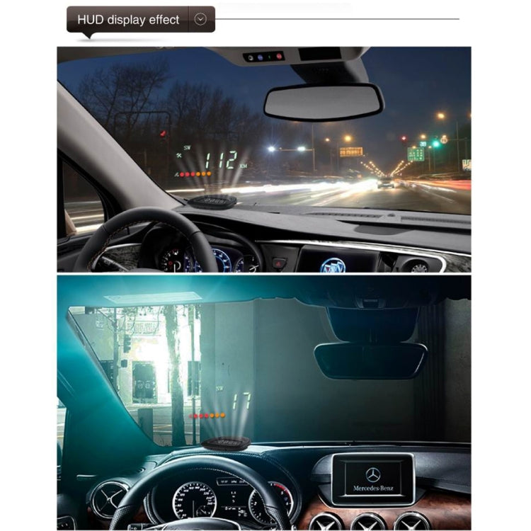 A1 2.0 inch Car GPS HUD Head Up Display Vehicle-mounted Security System, Support Speed & Real Time & Altitude & Over Speed Alarm & Compass & MPH & Auto Sleeping & KM & Satellite Signal - Head Up Display System by buy2fix | Online Shopping UK | buy2fix