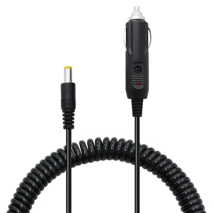 2A Car 4.0 x 1.7mm Power Supply Adapter Plug Coiled Cable Car Charger, Length: 40-140cm - Universal Power Adapter by buy2fix | Online Shopping UK | buy2fix