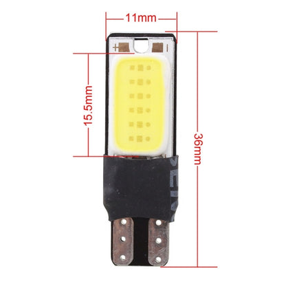 2 PCS T10 6W 180LM White Light Double-Faced 2 COB LED Decode Canbus Error-Free Car Clearnce Reading Lamp, DC 12V - In Car by buy2fix | Online Shopping UK | buy2fix