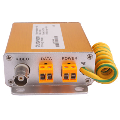 Video Data Power Surge Protector 3 In 1 Surge Protection Arrester 220V(Golden) - Security by buy2fix | Online Shopping UK | buy2fix