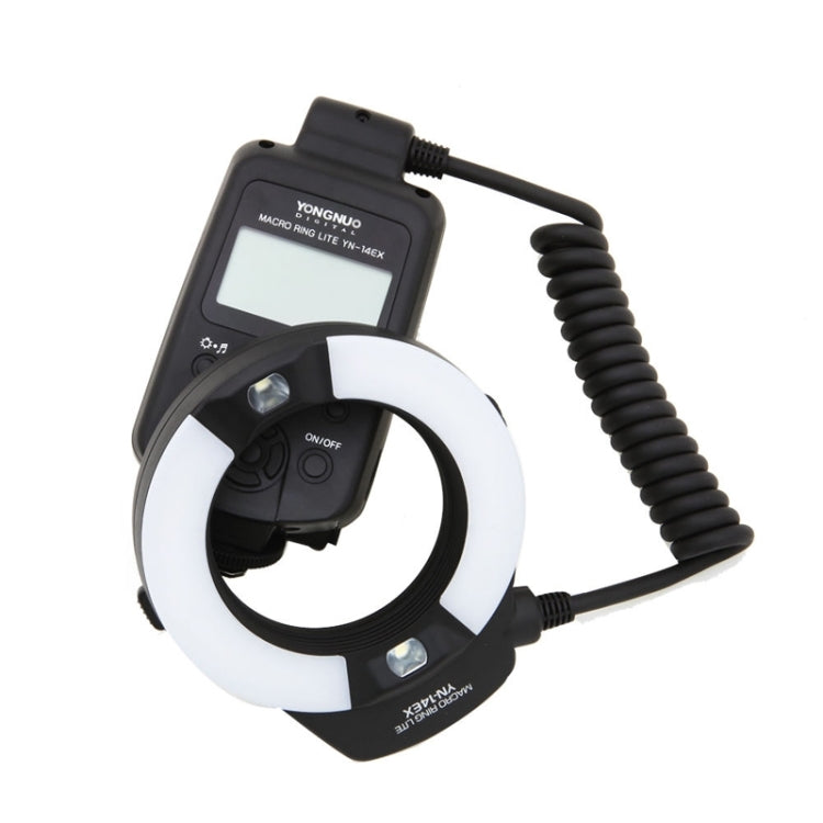 YONGNUO YN-14EX TTL Macro Ring Flash Speedlite for Canon EOS DSLR 5D Mark - Ring Light Flashes by YONGNUO | Online Shopping UK | buy2fix