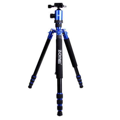 ZOMEI Z888 Portable Professional Travel Aluminium Tripod Monopod with Ball Head for Digital Camera(Blue) - Camera Accessories by ZOMEI | Online Shopping UK | buy2fix