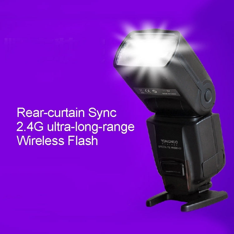 YN-560 III Ultra-long-range Wireless Flash Speedlite with Metal Hot Shoe for Canon / Nikon / Pentax / Olympus DSLR Camera(Black) - Shoe Mount Flashes by YONGNUO | Online Shopping UK | buy2fix