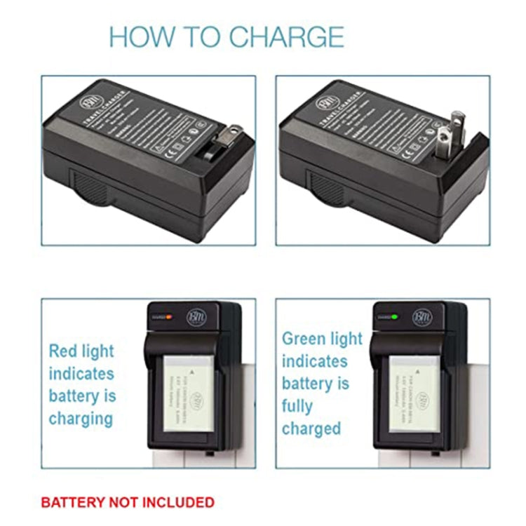 Digital Camera Battery Charger for Panasonic 002E/ BM7/ S002/ 006E(Black) - Battery Car Charger by buy2fix | Online Shopping UK | buy2fix