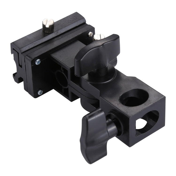 B Type Flash Light Stand Bracket(Black) - Camera Accessories by buy2fix | Online Shopping UK | buy2fix