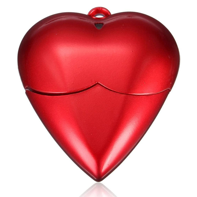 16GB Heart style USB Flash Disk(Red) - USB Flash Drives by buy2fix | Online Shopping UK | buy2fix