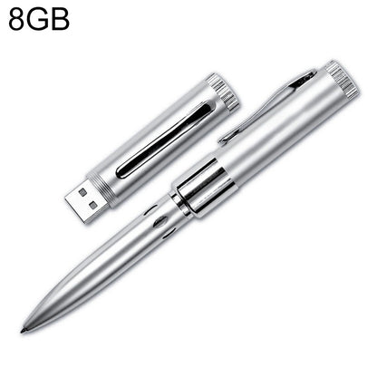 8GB USB2.0 Pen Driver(Silver) - USB Flash Drives by buy2fix | Online Shopping UK | buy2fix