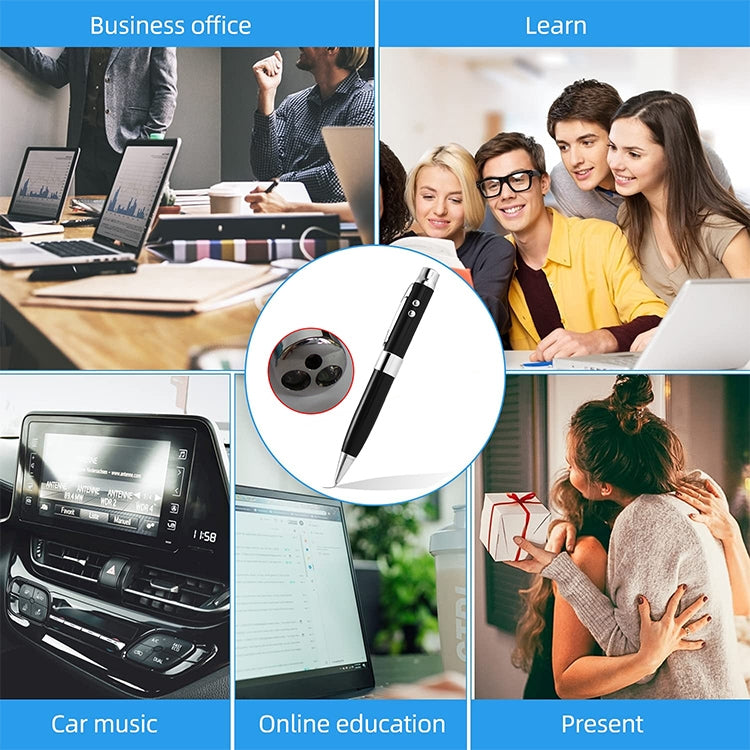 3 in 1 Laser Pen Style USB Flash Disk, Black (4GB) - Computer & Networking by buy2fix | Online Shopping UK | buy2fix