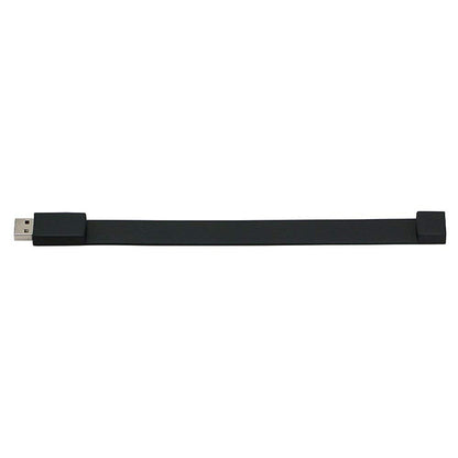 4GB Silicon Bracelets USB 2.0 Flash Disk(Black) - USB Flash Drives by buy2fix | Online Shopping UK | buy2fix