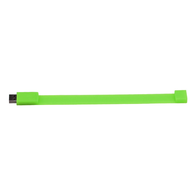 4GB Silicon Bracelets USB 2.0 Flash Disk(Green) - USB Flash Drives by buy2fix | Online Shopping UK | buy2fix