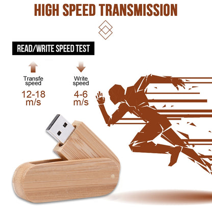 4 GB Wood Material USB Flash Disk - USB Flash Drives by buy2fix | Online Shopping UK | buy2fix