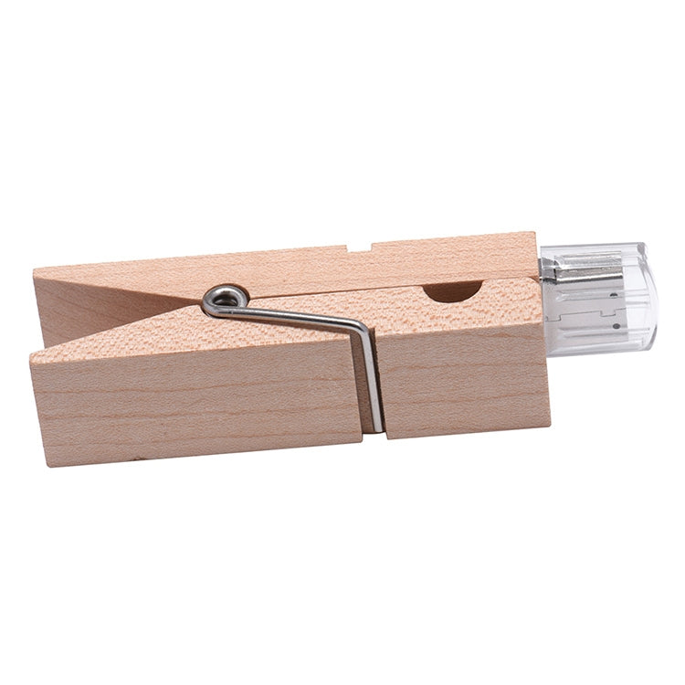 8 GB Wood Clip Style USB Flash Disk - USB Flash Drives by buy2fix | Online Shopping UK | buy2fix