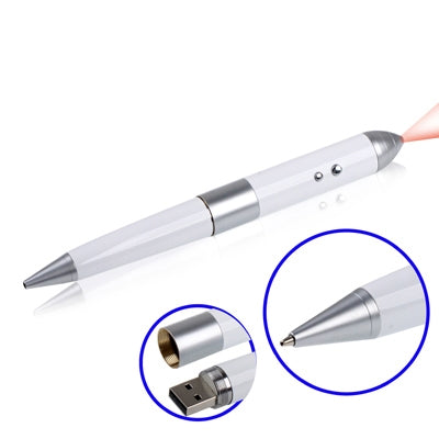 3 in 1 Laser Pen Style USB 2.0 Flash Disk (4GB) - Computer & Networking by buy2fix | Online Shopping UK | buy2fix