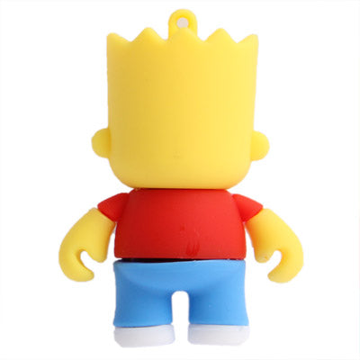 The Simpsons Bart  Shape Silicone USB2.0 Flash disk, Special for All Kinds of Festival Day Gifts (2GB) - USB Flash Drives by buy2fix | Online Shopping UK | buy2fix