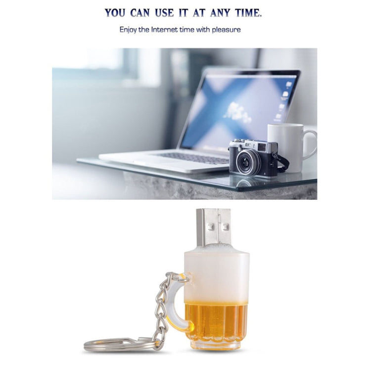 Beer Keychain Style USB Flash Disk with 32GB Memory - USB Flash Drives by buy2fix | Online Shopping UK | buy2fix