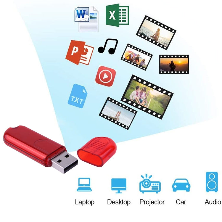 4GB USB Flash Disk(Red) - USB Flash Drives by buy2fix | Online Shopping UK | buy2fix