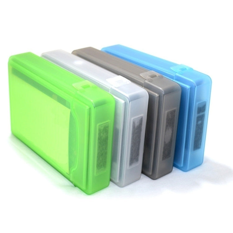 3.5 inch Hard Drive Disk HDD SATA IDE Plastic Storage Box Enclosure Case(Green) - HDD Enclosure by buy2fix | Online Shopping UK | buy2fix