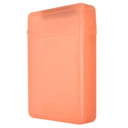 3.5 inch Hard Drive Disk HDD SATA IDE Plastic Storage Box Enclosure Case(Orange) - HDD Enclosure by buy2fix | Online Shopping UK | buy2fix