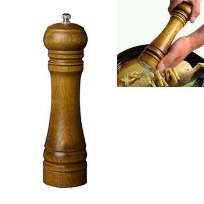 8 inch Length Classical Wooden Pepper Spice Salt Mill Grinder Muller - Home & Garden by buy2fix | Online Shopping UK | buy2fix