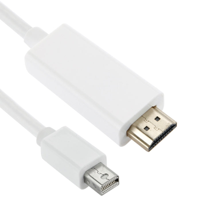 Mini DisplayPort to HDMI Male Cable, Length: 1.5m(White) -  by buy2fix | Online Shopping UK | buy2fix