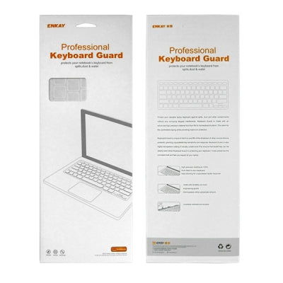 ENKAY TPU Soft Keyboard Protector Cover Skin for MacBook Pro / Air (13.3 inch / 15.4 inch / 17.3 inch)(Transparent) - Computer & Networking by buy2fix | Online Shopping UK | buy2fix